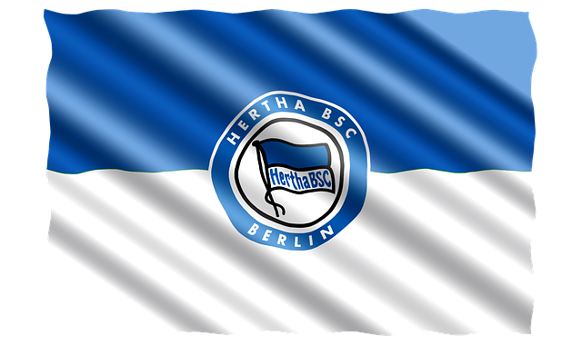 Die Flagge von Hertha BSC